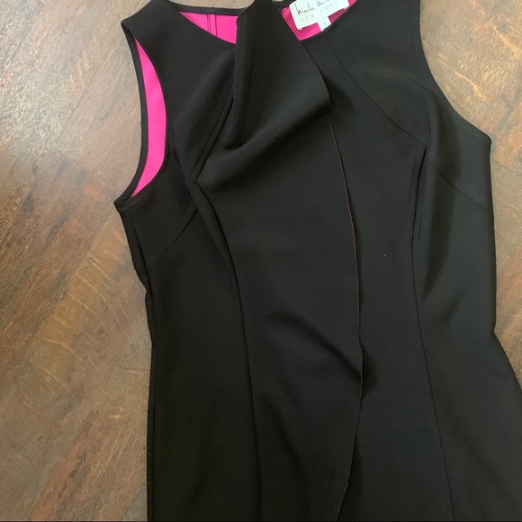 NWOT Nicole Miller Ruffle shift dress - Picture 4 of 6